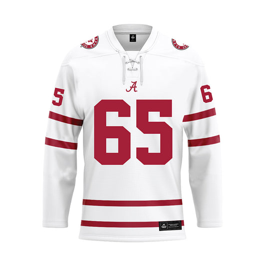 Alabama - Football Alumni : Chance Warmack - White Hockey Jersey