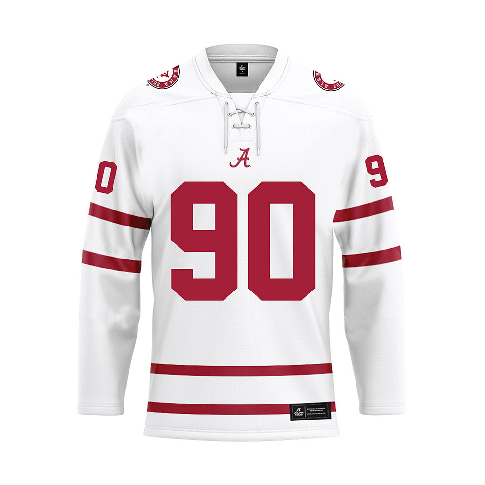 Alabama - Football Alumni : Rudy Griffin - White Hockey Jersey