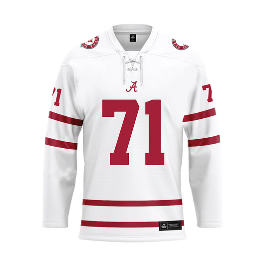 Alabama - Football Alumni : Darrian Dalcourt - White Hockey Jersey