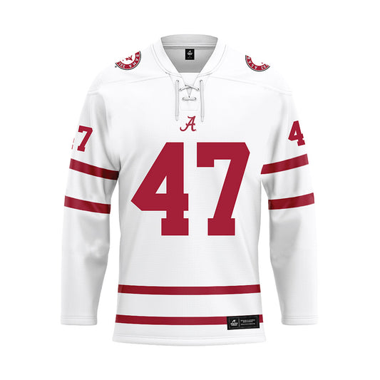 Alabama - NCAA Softball : Salen Hawkins - White Hockey Jersey