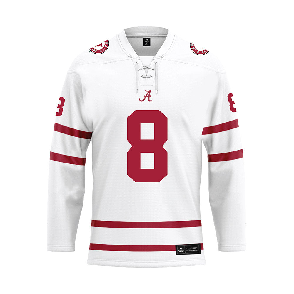 Alabama - Football Alumni : Chris Rogers - White Hockey Jersey