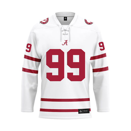 Alabama - Football Alumni : Marcell Dareus - White Hockey Jersey