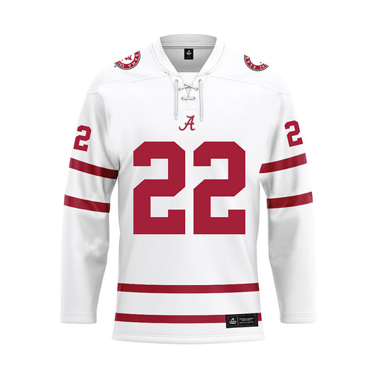 Alabama - Mens Basketball Alumni : Bryan Passink - White Hockey Jersey