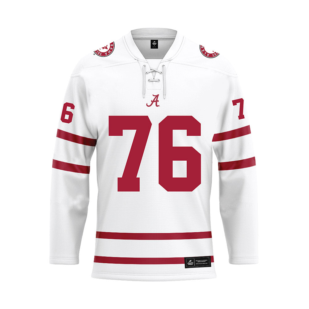 Alabama - Football Alumni : Dan Kearley - White Hockey Jersey