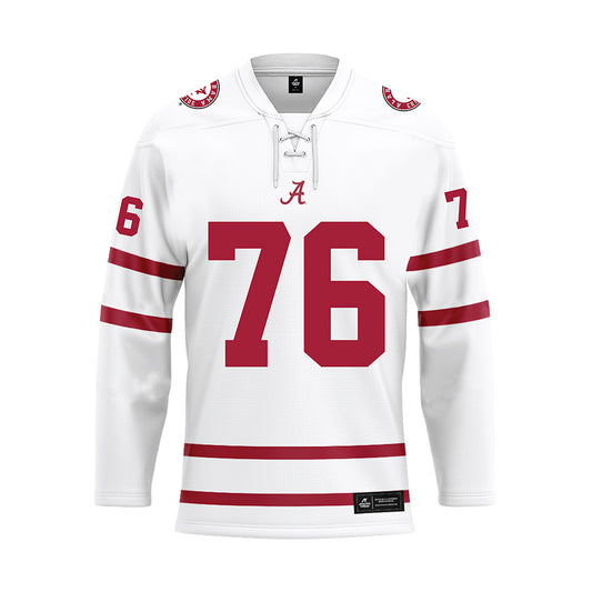 Alabama - Football Alumni : Dan Kearley - White Hockey Jersey