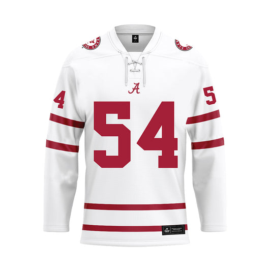 Alabama - Football Alumni : Kindal Moorehead - White Hockey Jersey