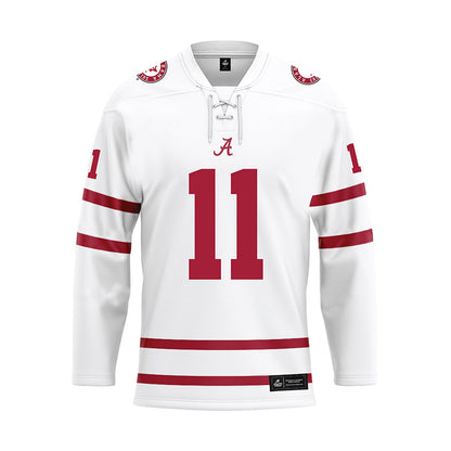 Alabama - Womens Volleyball Alumni : Emily Stebbins - White Hockey Jersey