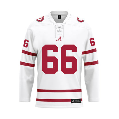 Alabama - Football Alumni : Albert Lewis - White Hockey Jersey