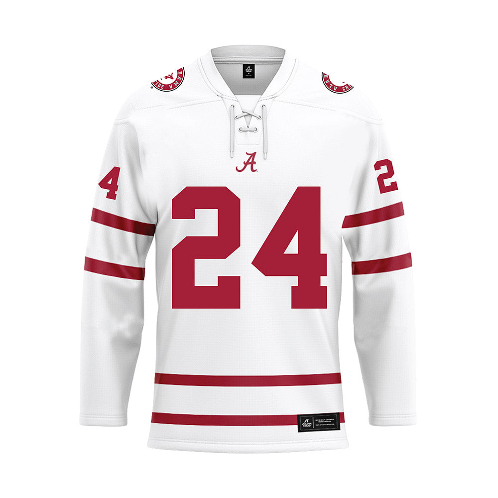 Alabama - Football Alumni : Marlon Reyes Granados - White Hockey Jersey