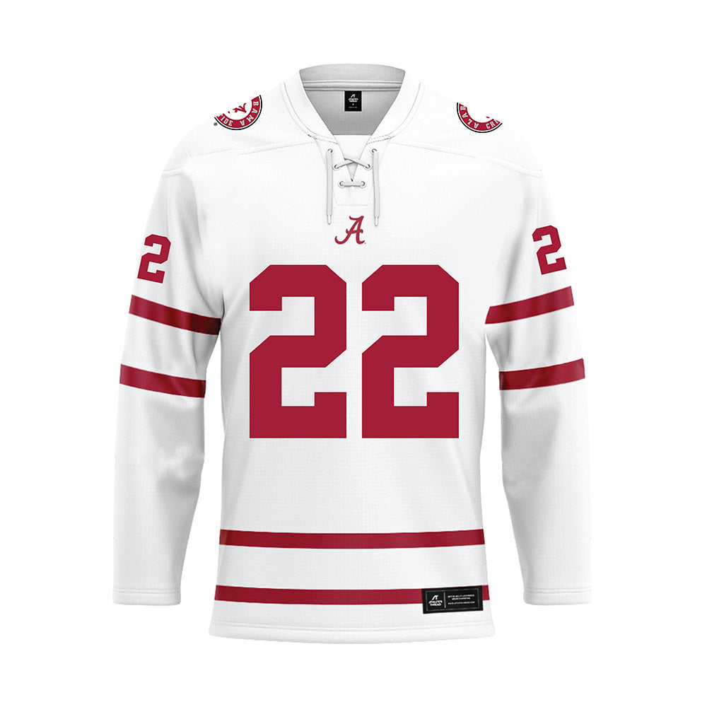 Alabama - NCAA Baseball : Camden Hayslip - White Hockey Jersey