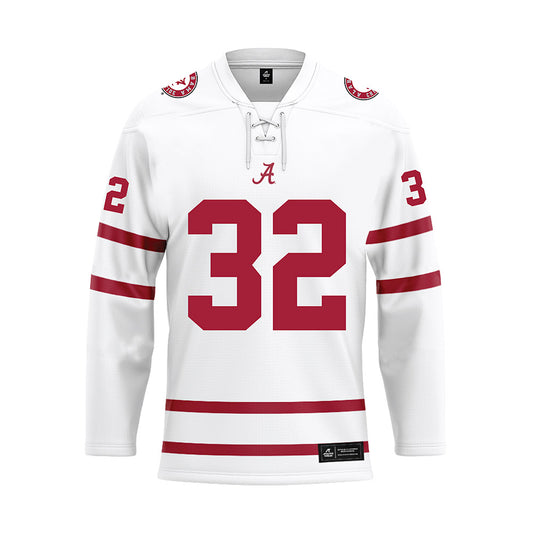 Alabama - Softball Alumni : Kat Grill - White Hockey Jersey