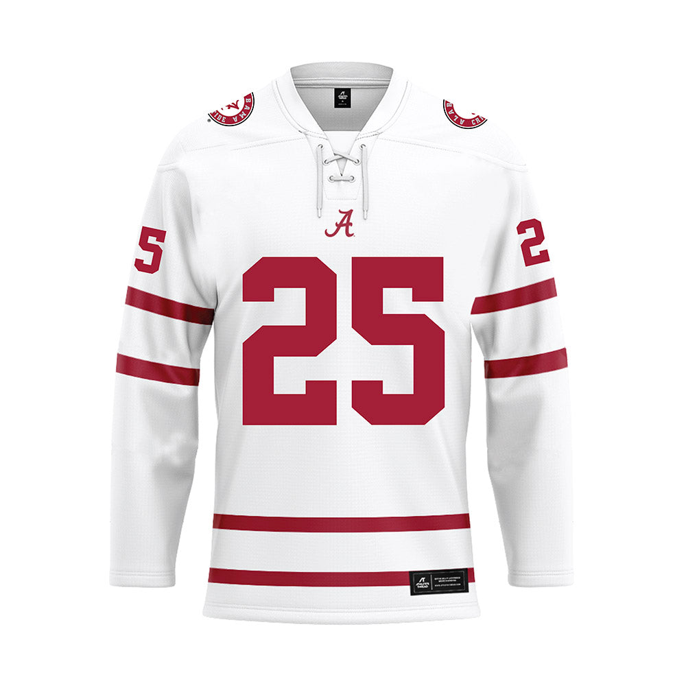 Alabama - Men's Basketball Alumni : Artie Griffin - White Hockey Jersey-0