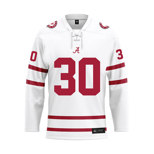 Alabama - Football Alumni : Dont'a Hightower - White Hockey Jersey