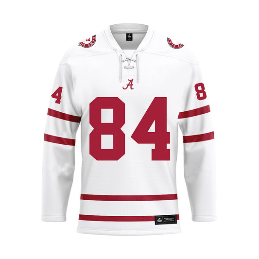 Alabama - Football Alumni : Stephen Webb - White Hockey Jersey