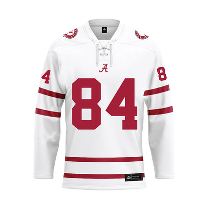 Alabama - Football Alumni : Joe Dale Harris - White Hockey Jersey