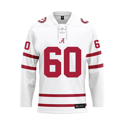 Alabama - Football Alumni : Vince Boothe - White Hockey Jersey