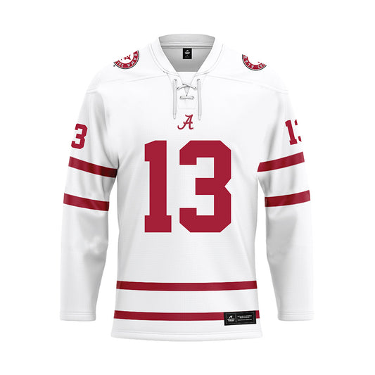 Alabama - Football Alumni : Kecalf Bailey - White Hockey Jersey