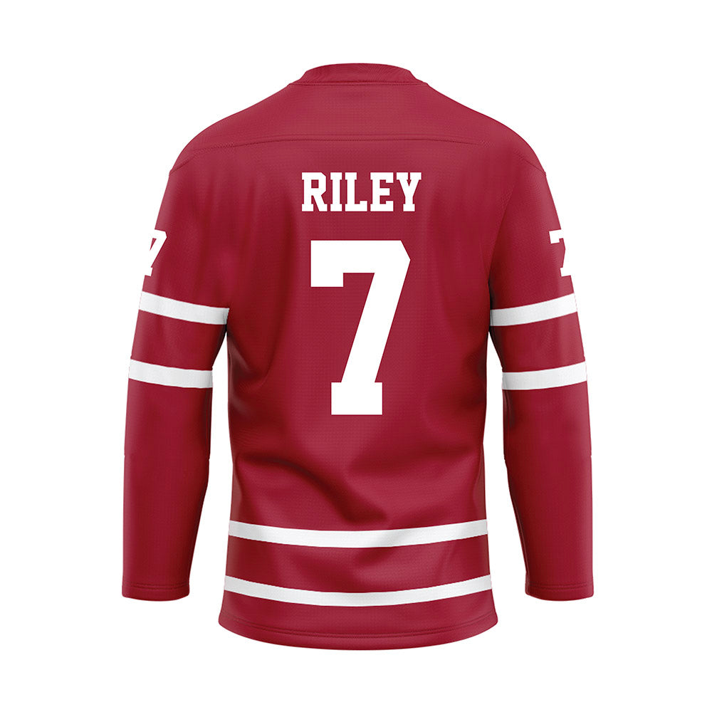 Alabama - NCAA Softball : Catelyn Riley - Crimson Hockey Jersey