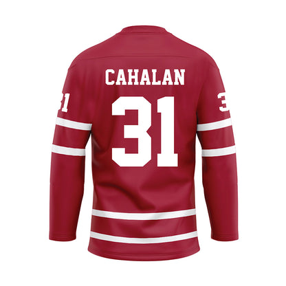 Alabama - Softball Alumni : Kenleigh Cahalan - Crimson Hockey Jersey