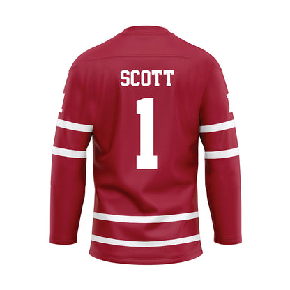 Alabama - Football Alumni : BJ Scott - Crimson Hockey Jersey