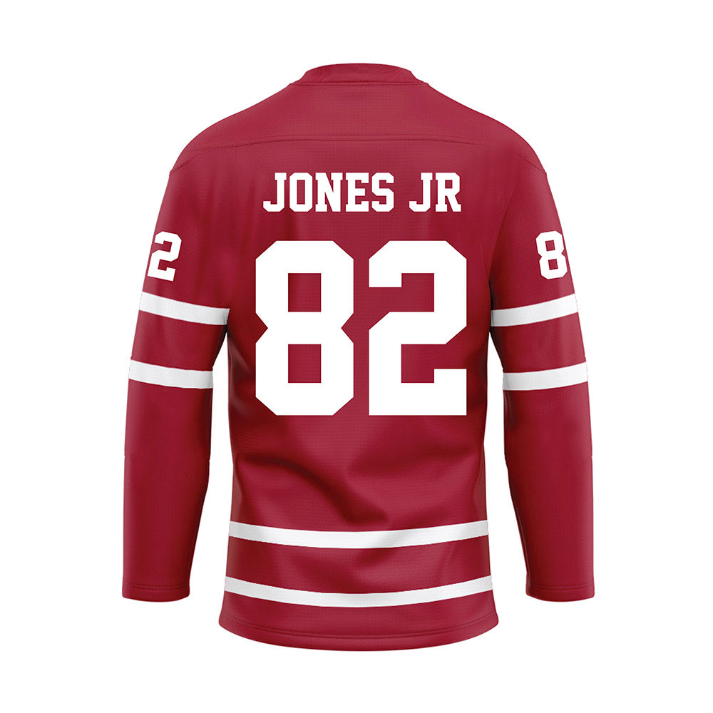 Alabama - Football Alumni : Terry Jones Jr - Crimson Hockey Jersey