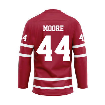 Alabama - Football Alumni : Eric Moore - Crimson Hockey Jersey