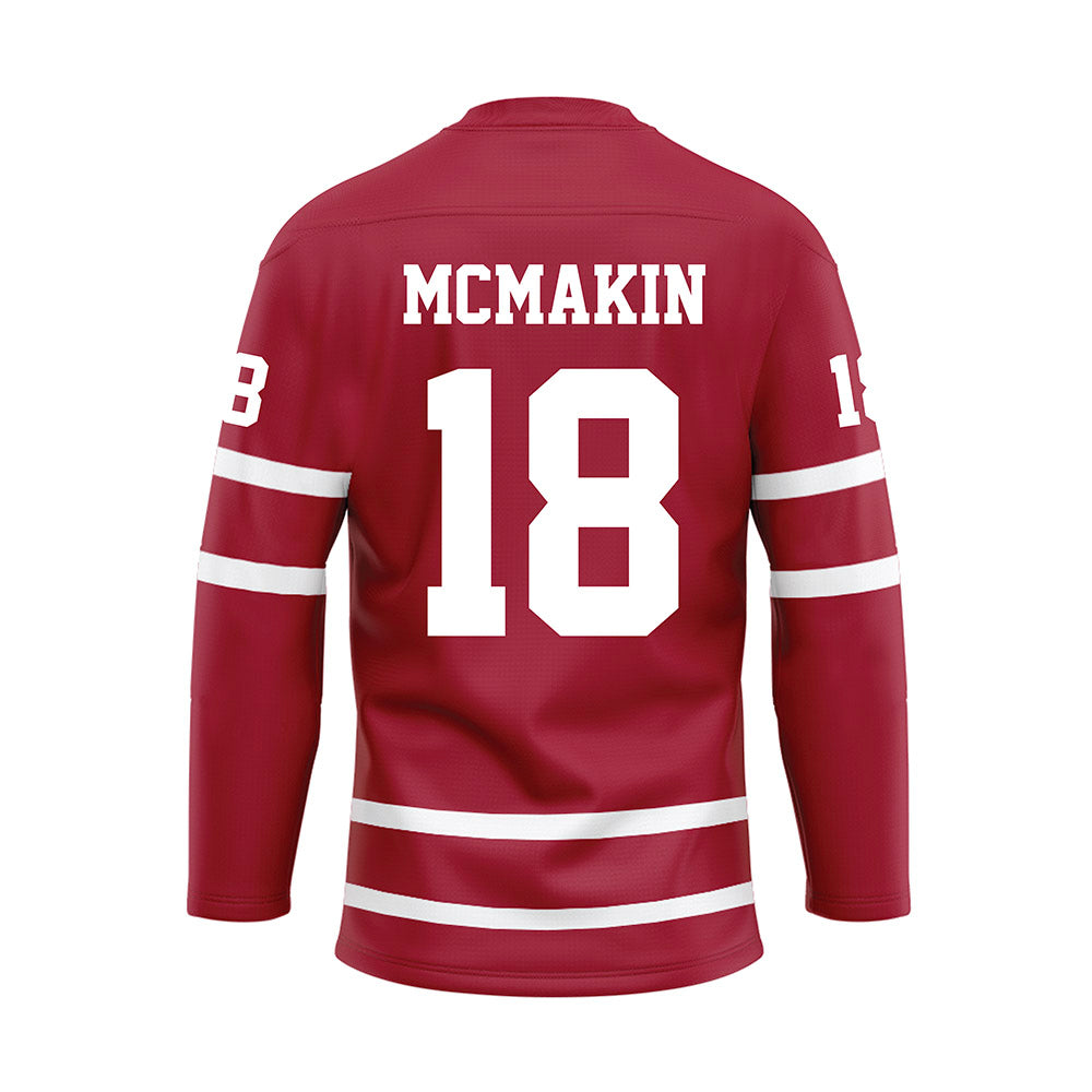 Alabama - Football Alumni : David McMakin - Crimson Hockey Jersey