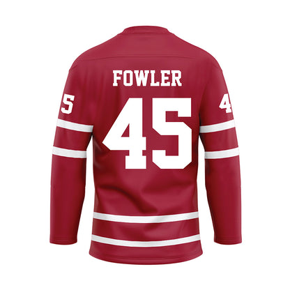 Alabama - Football Alumni : Jalston Fowler - Crimson Hockey Jersey