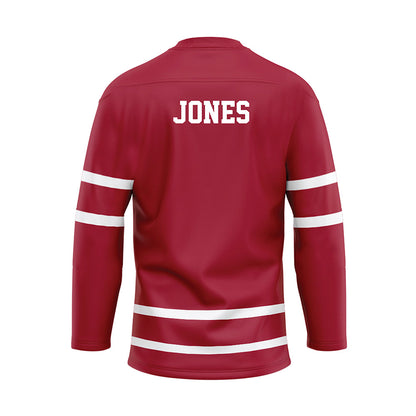 Alabama - NCAA Men's Cross Country : Jace Jones - Crimson Hockey Jersey