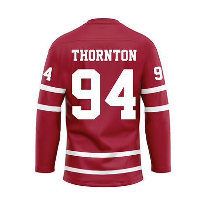 Alabama - Football Alumni : George Thornton - Crimson Hockey Jersey