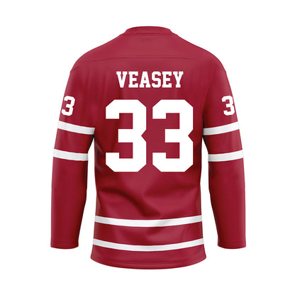 Alabama - NCAA Baseball : Ariston Veasey - Crimson Hockey Jersey