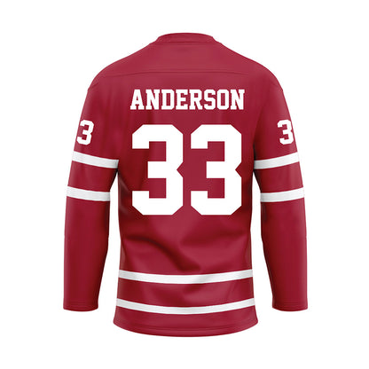 Alabama - Football Alumni : Christopher Anderson - Crimson Hockey Jersey