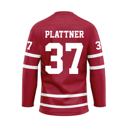 Alabama - NCAA Baseball : Will Plattner - Crimson Hockey Jersey