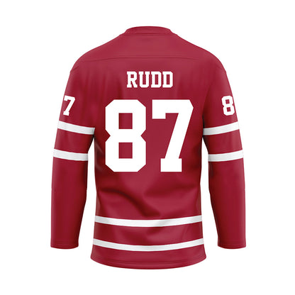 Alabama - Football Alumni : Dwayne Rudd - Crimson Hockey Jersey