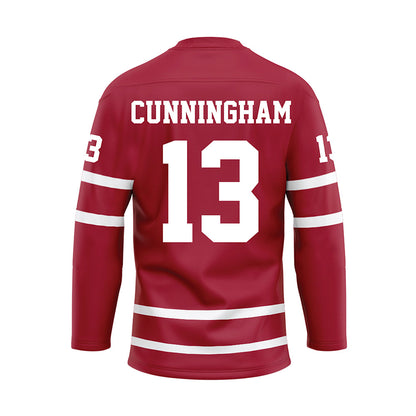 Alabama - NCAA Women's Basketball : Jeanna Cunningham - Crimson Hockey Jersey