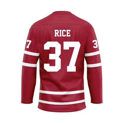 Alabama - Football Alumni : Jonathan Rice - Crimson Hockey Jersey