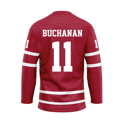 Alabama - NCAA Baseball : Coulson Buchanan - Crimson Hockey Jersey