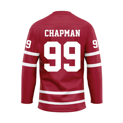 Alabama - Football Alumni : Joshua Chapman - Crimson Hockey Jersey