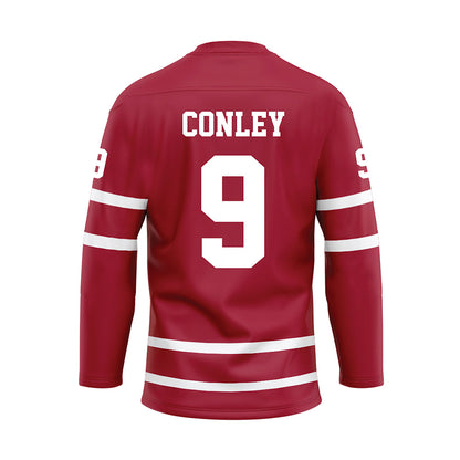 Alabama - Softball Alumni : Courtney Conley - Crimson Hockey Jersey