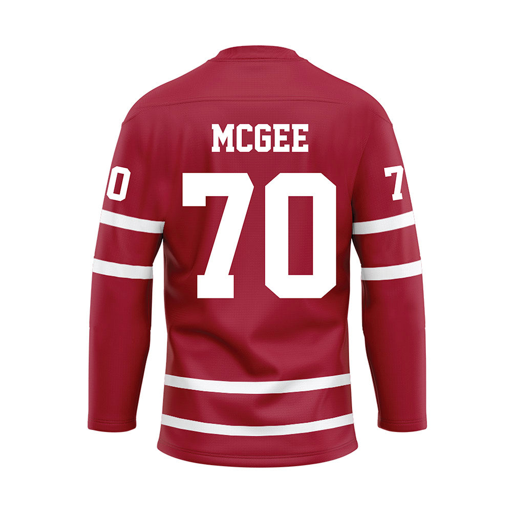 Alabama - Football Alumni : Barry McGee - Crimson Hockey Jersey