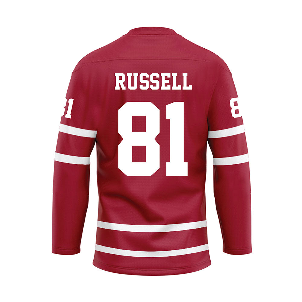 Alabama - Football Alumni : Lamonde Russell - Crimson Hockey Jersey