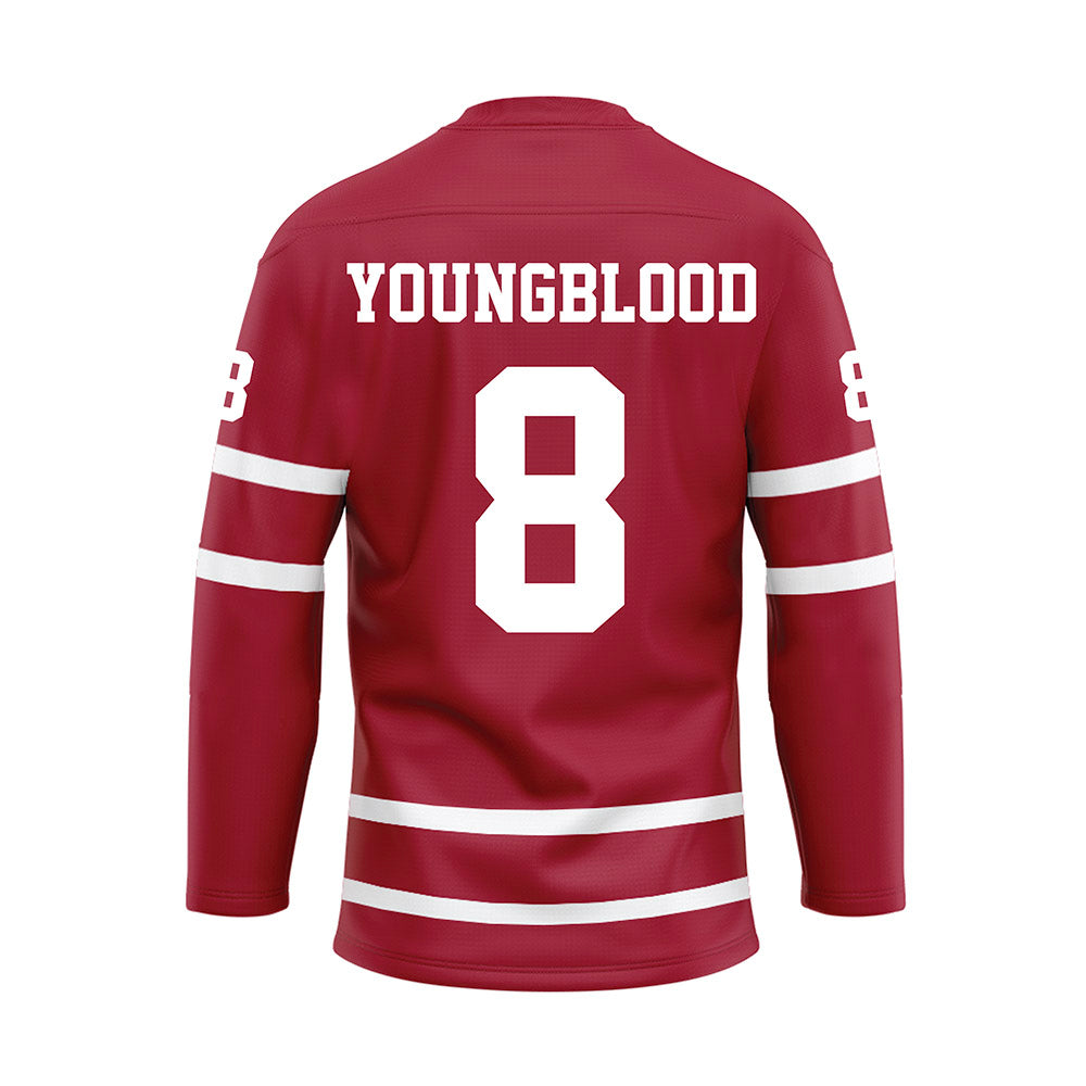 Alabama - NCAA Men's Basketball : Chris Youngblood - Crimson Hockey Jersey