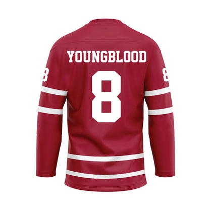 Alabama - NCAA Men's Basketball : Chris Youngblood - Crimson Hockey Jersey