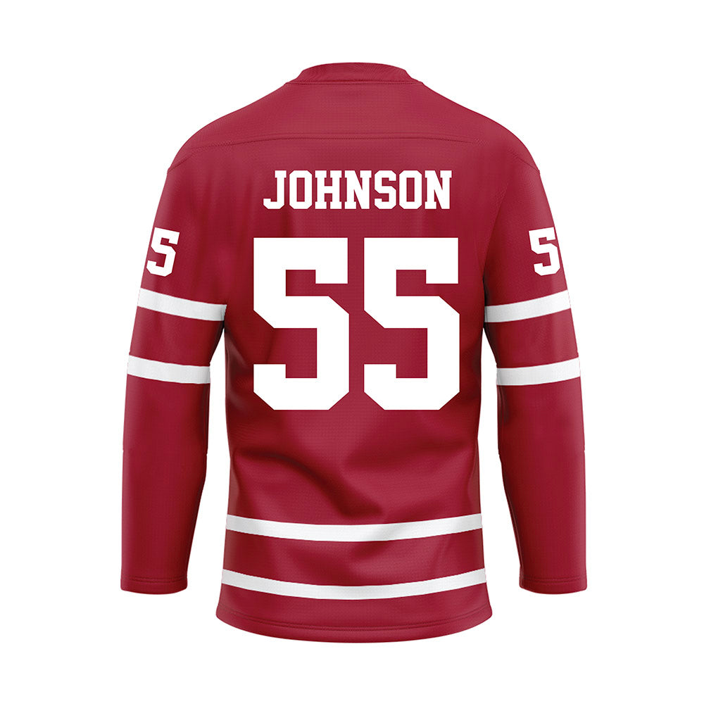 Alabama - NCAA Softball : Alea Johnson - Crimson Hockey Jersey