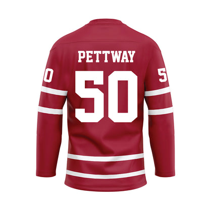 Alabama - Mens Basketball Alumni : Antoine Pettway - Crimson Hockey Jersey