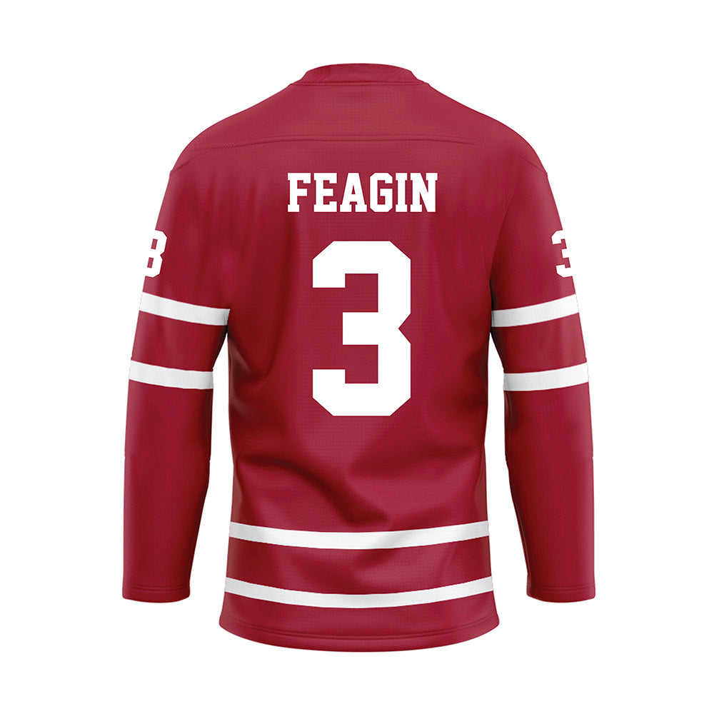 Alabama - Football Alumni : Michael Feagin - Crimson Hockey Jersey