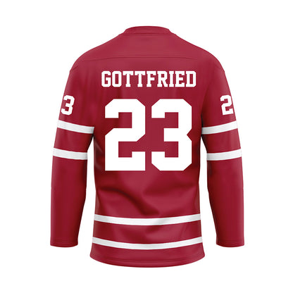 Alabama - Mens Basketball Alumni : Mark Gottfried - Crimson Hockey Jersey