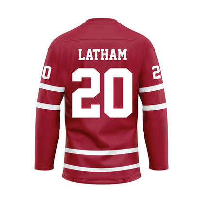 Alabama - NCAA Football : Jah-Marien Latham - Crimson Hockey Jersey