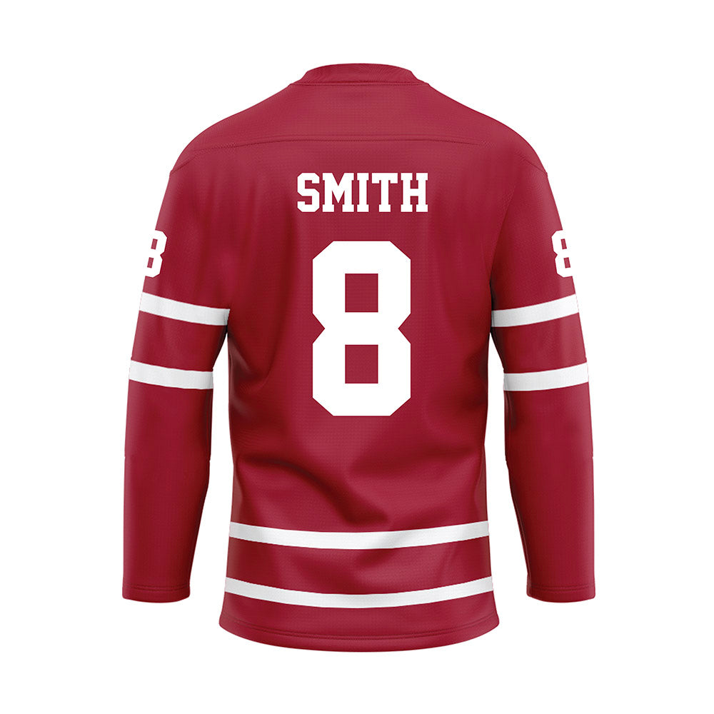 Alabama - NCAA Football : Devonta Smith - Crimson Hockey Jersey