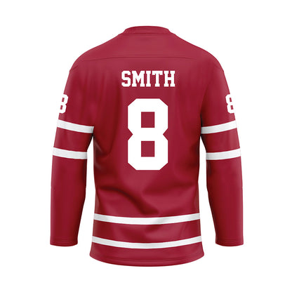 Alabama - NCAA Football : Devonta Smith - Crimson Hockey Jersey